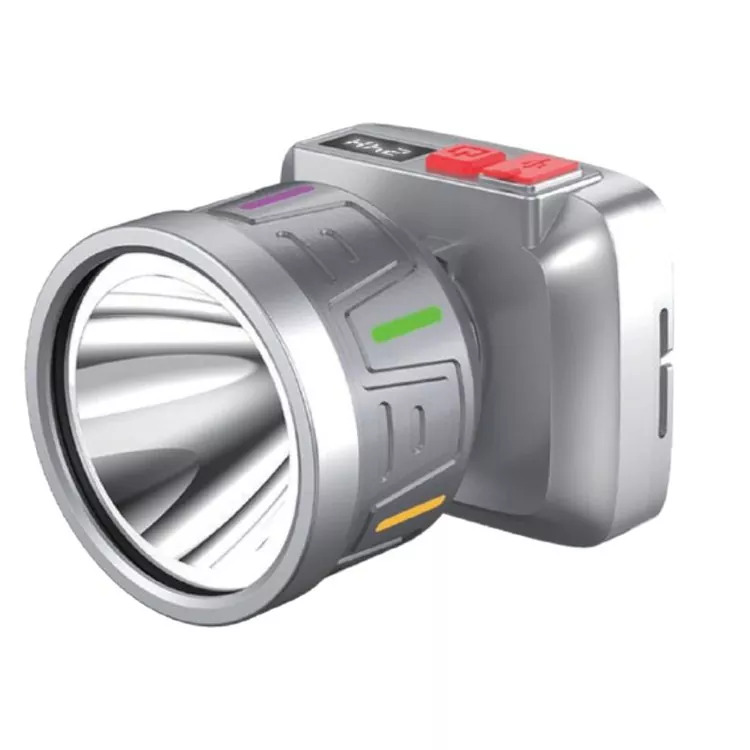 Putih Laser LED Headlamp Isi Ulang Padhang Dhuwur